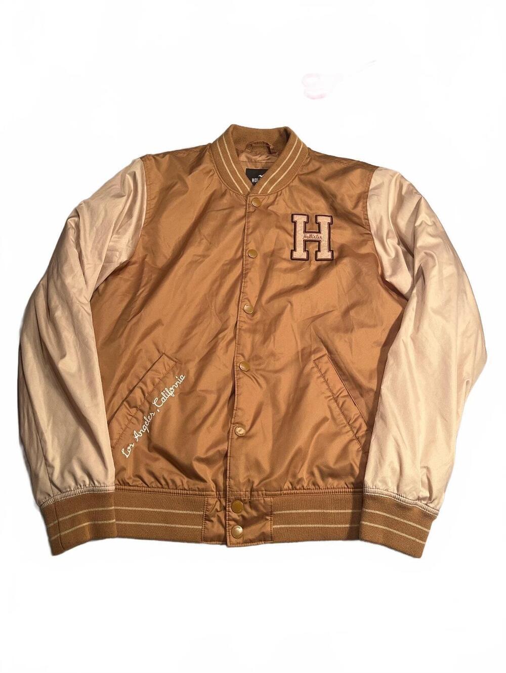 Hollister Men's Varsity Jacket Los Angeles California Size L